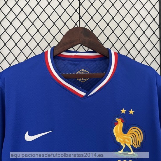 Nuevo Tailandia 1ª Camiseta Francia 2024 Azul Baratas